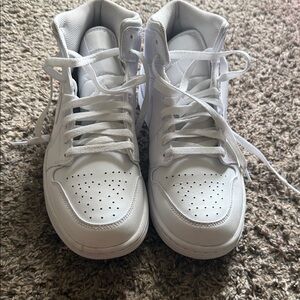 Jordan All-White High Top Sneakers